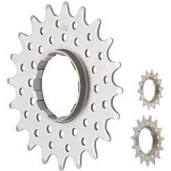 Reverse Transmission Single Speed Pignon Extra Puissant, Argent