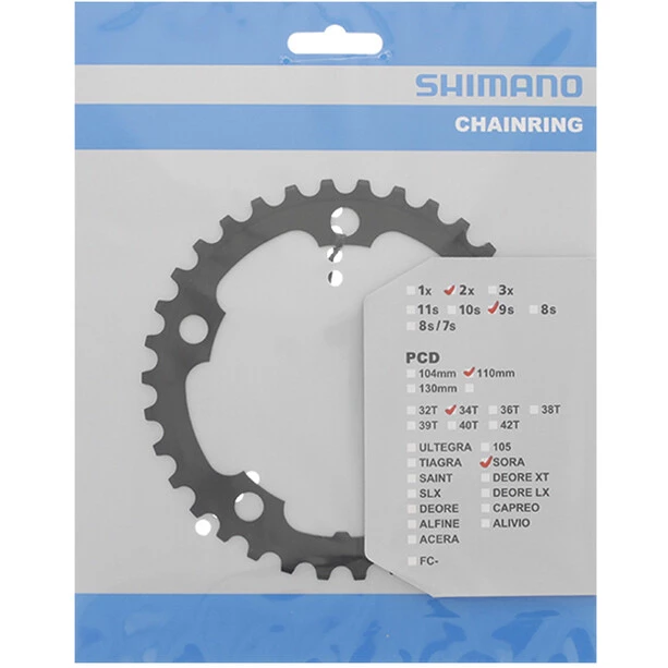 Shimano Transmission Sora FC-3550 Plateau, Noir