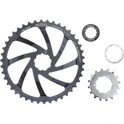 A2z Transmission Kit De Conversion 40 Dents 10 Vitesses Pour Shimano, Noir