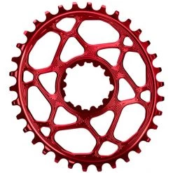 Absoluteblack Transmission Plateau Ovale Pour SRAM XX1 Spiderless, Rouge