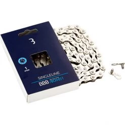Bbb Transmission SingleLine BCH-011 Chaîne De Vélo Nickel, Argent