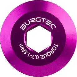 Burgtec Transmission Boulon Précontraint Pour Pédalier Hollowtech 2, Violet