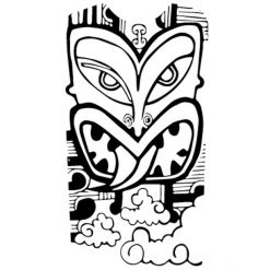 Dyedbro Transmission Aotearoa Kit De Protection De Cadre, Transparent/noir