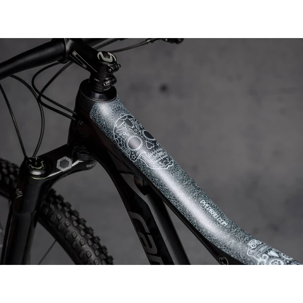 Dyedbro Transmission Dia De Muertos Kit De Protection De Cadre, Transparent/blanc â Image 2