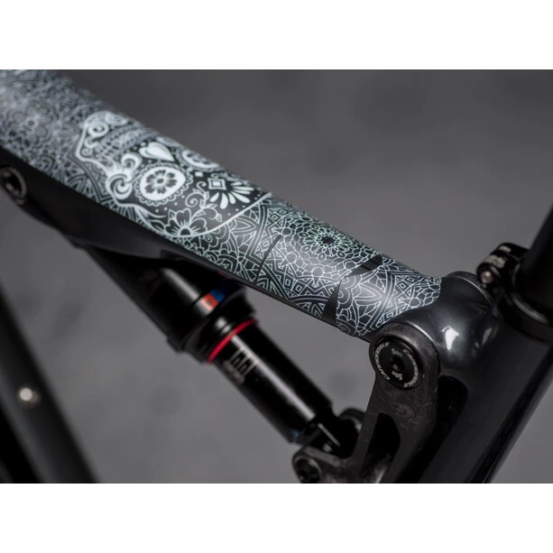 Dyedbro Transmission Dia De Muertos Kit De Protection De Cadre, Transparent/blanc â Image 3