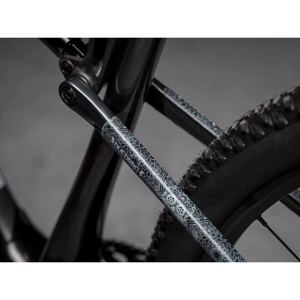 Dyedbro Transmission Dia De Muertos Kit De Protection De Cadre, Transparent/blanc â Image 5