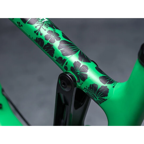 Dyedbro Transmission Hawaiian Flowers Kit De Protection De Cadre, Transparent/noir â Image 2