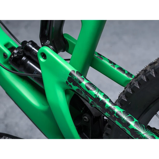 Dyedbro Transmission Hawaiian Flowers Kit De Protection De Cadre, Transparent/noir â Image 3