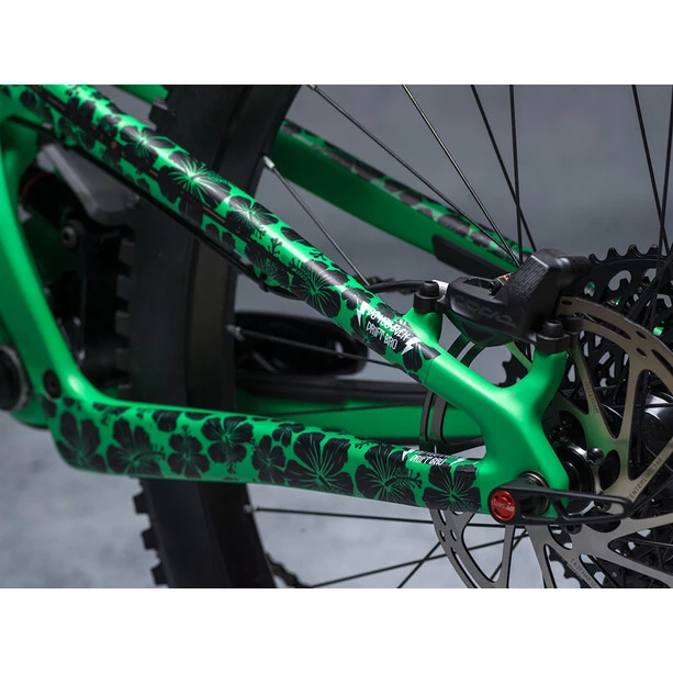 Dyedbro Transmission Hawaiian Flowers Kit De Protection De Cadre, Transparent/noir â Image 4