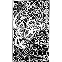 Dyedbro Transmission Maori Kit De Protection De Cadre, Transparent/noir