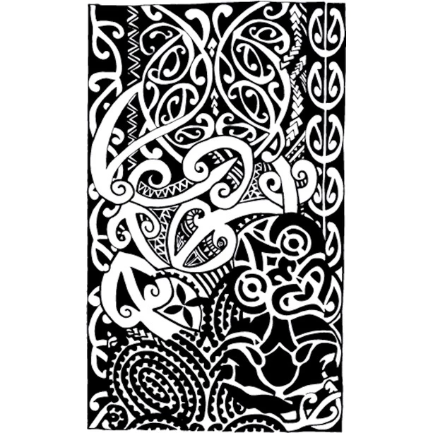 Dyedbro Transmission Maori Kit De Protection De Cadre, Transparent/noir