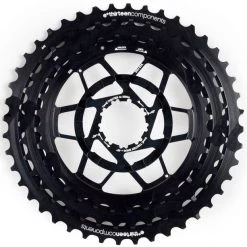 E-thirteen Transmission Aluminum Diced Pignons 32-38-44 Pour TRS+ Cassette 11 Vitesses, Noir
