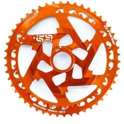 E-thirteen Transmission Helix Race Pignon Supérieur Aluminium 12 Vitesses, Orange