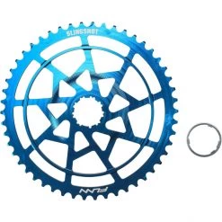 Funn Transmission Slingshot Kit De Conversion 50 Dents 11 Vitesses Pour Shimano, Bleu