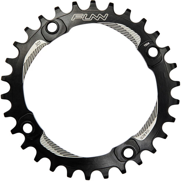 Funn Transmission Solo Narrow Wide Plateau 30 Dents 10/11 Vitesses 4 Branches 104BCD, Noir