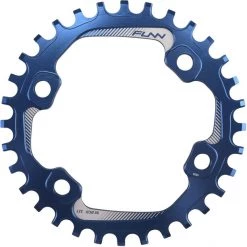 Funn Transmission Solo Narrow Wide Plateau 32 Dents 11 Vitesses 4 Branches 96BCD Pour XTR M9000/M9020/XT M8000, Bleu