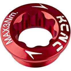 Kcnc Transmission Boulon Pour Pédalier Pour Manivelle Shimano Gauche, Rouge