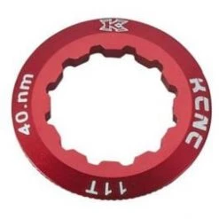 Kcnc Transmission Shimano Bague De Verrouillage Lockring De Cassette 10/11/12 Vitesses 11 Dents, Rouge