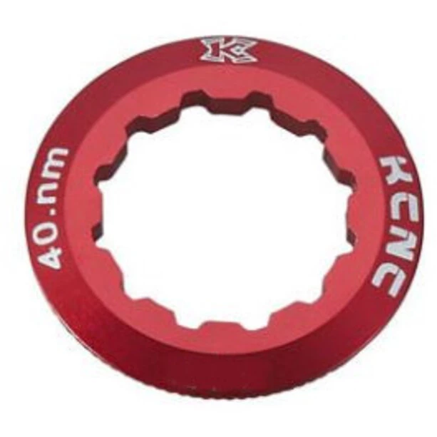 Kcnc Transmission Shimano Bague De Verrouillage Lockring De Cassette 10/11/12 Vitesses 12 Dents, Rouge