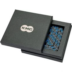 Kmc Transmission DLC 12 Chaîne De Vélo 12 Vitesses, Noir/bleu