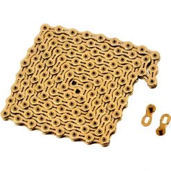 Kmc Transmission X11SL Ti-N Chaîne De Vélo 11 Vitesses, Or