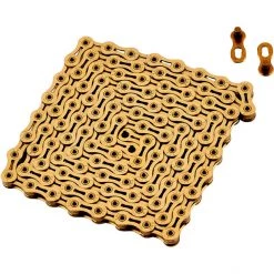 Kmc Transmission X9SL Ti-N Chaîne De Vélo 9 Vitesses, Or