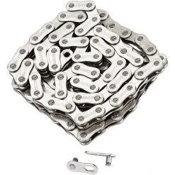 Kmc Transmission Z1eHX Narrow Chaîne De Vélo E-Bike 1 Vitesse, Argent