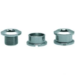 Problem-solvers Transmission Boulons Pour Plateau 6mm Singlespeed CroMo 5 Pièces, Argent