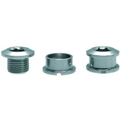 Problem-solvers Transmission Boulons De Plateau/écrous 6mm Singlespeed En Acier Inoxydable 5 Pièces, Argent