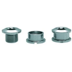 Problem-solvers Transmission Boulons De Plateau/écrous 8mm 2 Vitesses Alu 5 Pièces, Argent