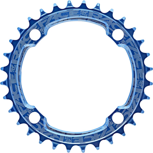 Raceface Transmission Narrow Wide Plateau 4 Boulons 10/11/12 Vitesses, Bleu