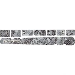 Riesel-design Transmission Chain:guard Set, Gris/blanc