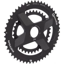Rotor Transmission Aldhu Direct-Mount Plateau Double Ovale, Noir