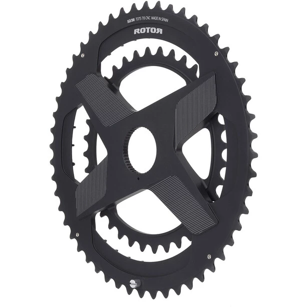 Rotor Transmission Aldhu Direct-Mount Plateau Double Autour, Noir â Image 2