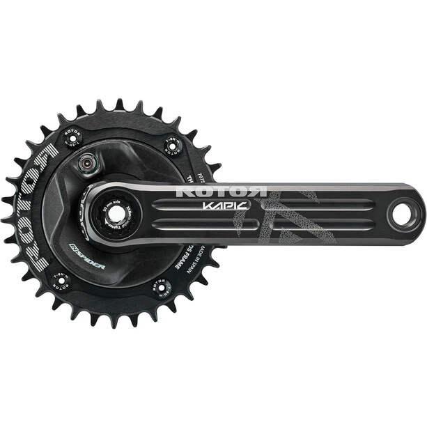 Rotor Pédaliers INspider Bundle Power Meter Crankset KAPIC Aluminium Round 36T – Image 3