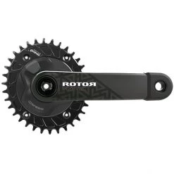 Rotor Pédaliers PowerPack INspider Bundle Power Meter Crankset Kapic Carbon Oval 34T