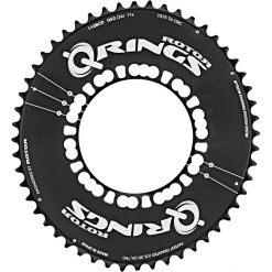 Rotor Transmission Q-Ring Road Aero Plateau 110 Mm 5 Vis Extérieur, Noir