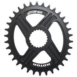 Rotor Transmission QX1 Q-Ring Plateau Ovale Pour VTT 1x12 Vitesses Shimano, Noir