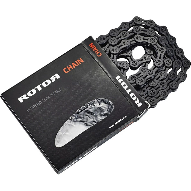 Rotor Transmission UNO X11EL Chaîne De Vélo 11 Vitesses, Noir – Image 2