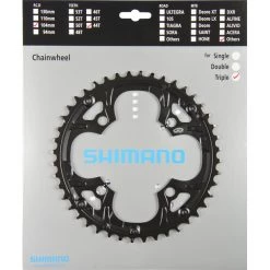 Shimano Transmission Deore FC-M480 Plateau Avec Carter De Chaîne, Noir