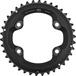 Shimano Transmission Deore FC-M6000-2 Plateau 10 Vitesses BG, Noir