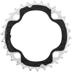 Shimano Transmission Deore FC-M6000-3 Plateau 10 Vitesses AN, Noir/argent