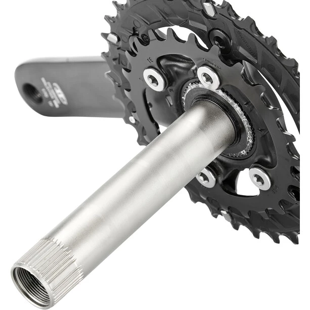 Shimano Pédaliers Deore MTB FC-M6000 Pédalier 2x10 Vitesses 34-24 Dents, Noir – Image 5