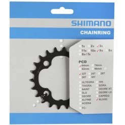 Shimano Transmission FC-M4000/M4050 Plateau 9 Vitesses, Gris