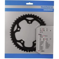 Shimano Transmission FC-R460 Plateau 10 Vitesses F, Noir