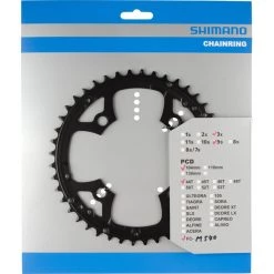 Shimano Transmission MTB FC-M540 Plateau Avec Carter De Chaîne, Noir