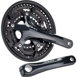 Shimano Pédaliers Sora FC-R3030 Pédalier 3x9x 50-39-30 Dents Avec Plateau Pare-chaîne, Noir/gris