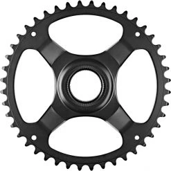 Shimano Transmission STEPS E6100 Plateau Cl:46,5mm Sans Pare-chaîne, Noir