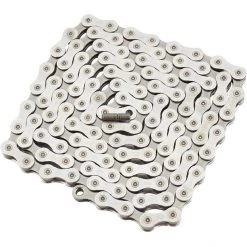 Shimano Transmission Ultegra/XT CN-HG93 Chaîne De Vélo 9 Vitesses, Gris/blanc