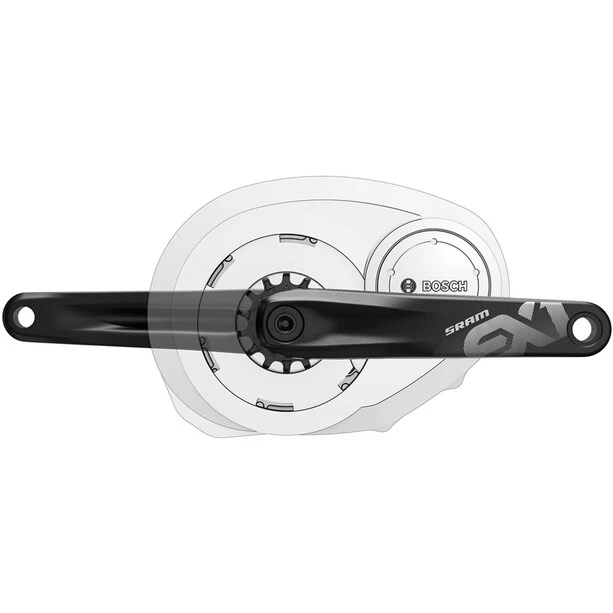 Sram Pédaliers EX1 ISIS Manivelle, Noir – Image 2